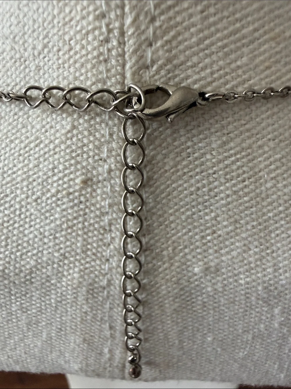 Flowers, Butterflies & Ladybugs on Y Shaped Silver Tone Adjustable Necklace.